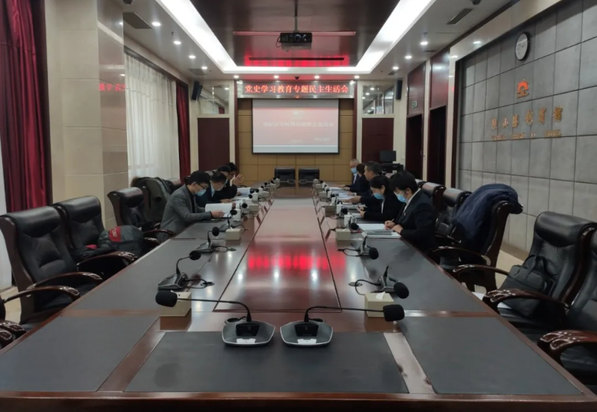 人生就是博集团 温泉集团党委班子召开党史学习教育专题民主生活会